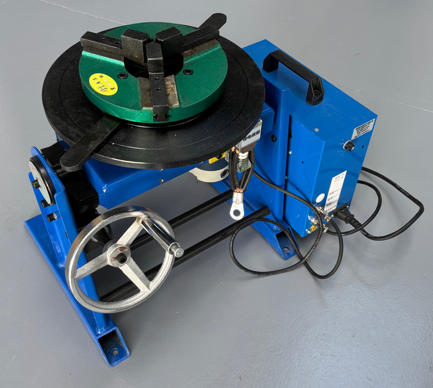 Rotary Welding Positioner – 200mm Chuck 1–12 RPM 30kg Load