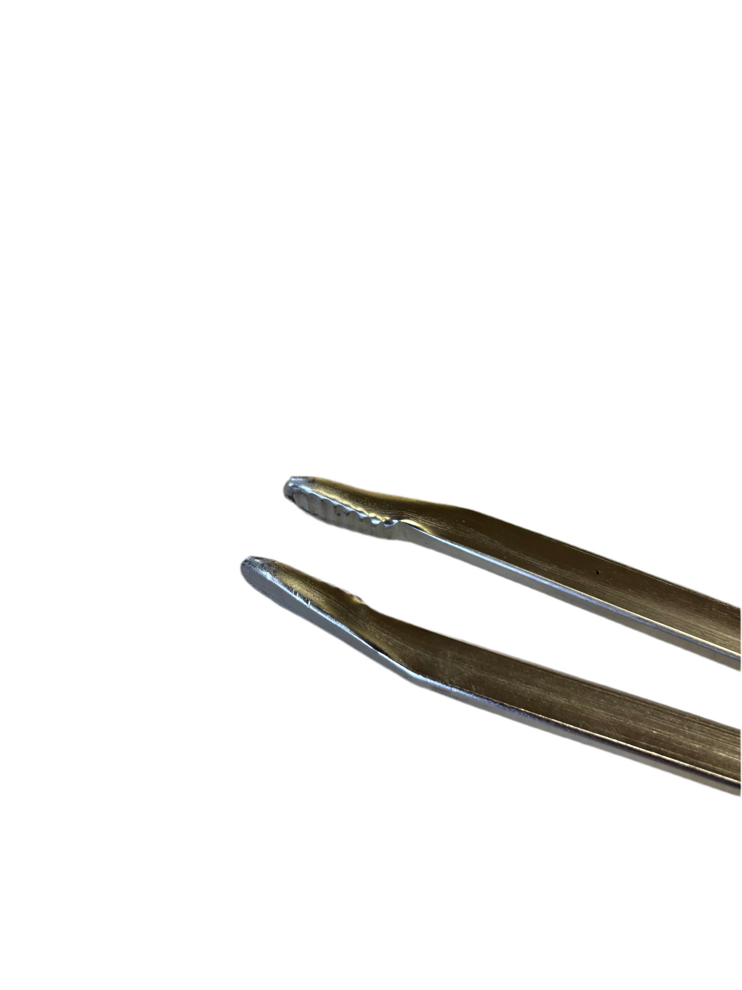 Blacksmith's Tongs - Stainless Steel / Flat Nose