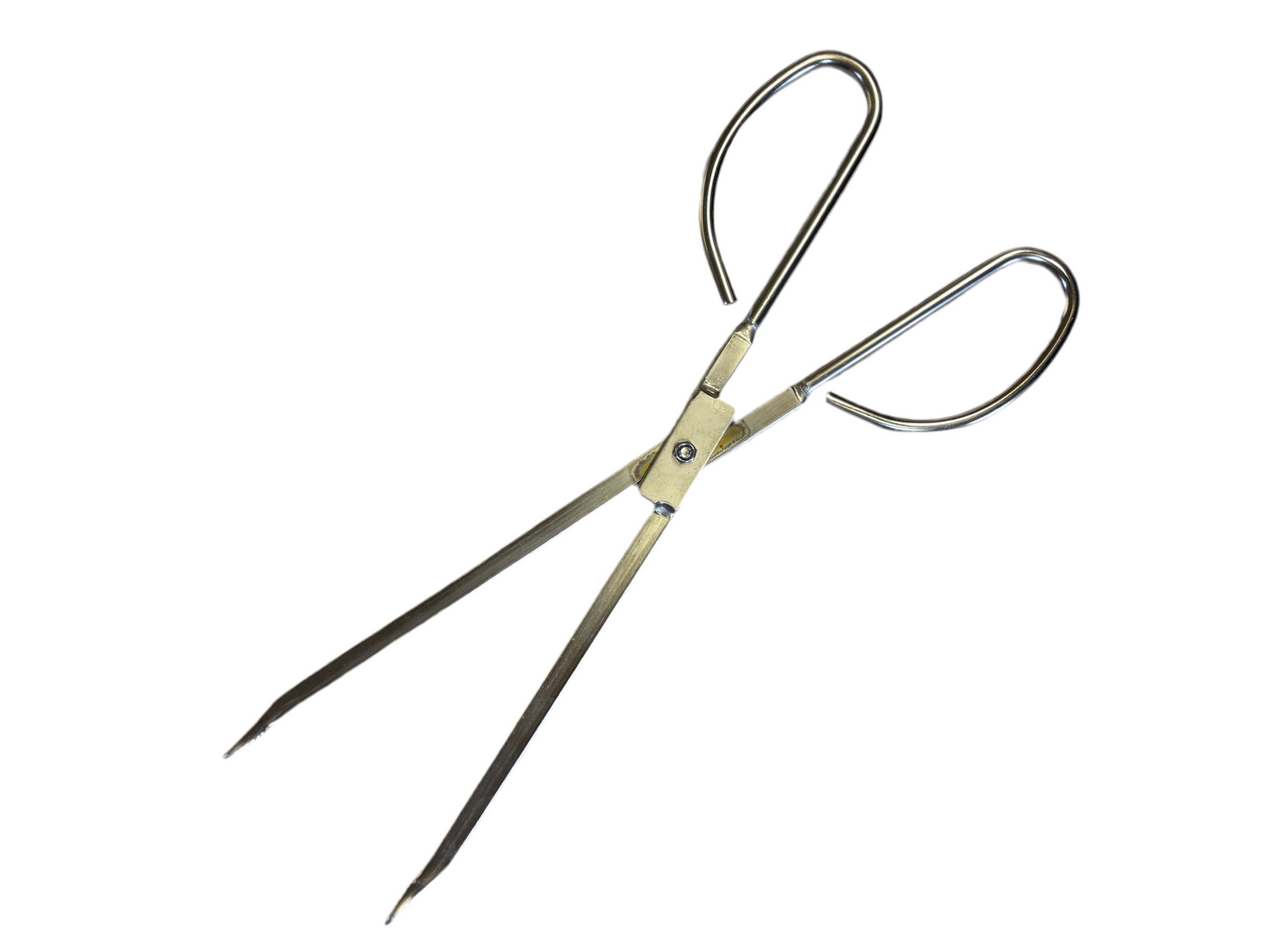 Blacksmith's Tongs - Stainless Steel / Flat Nose