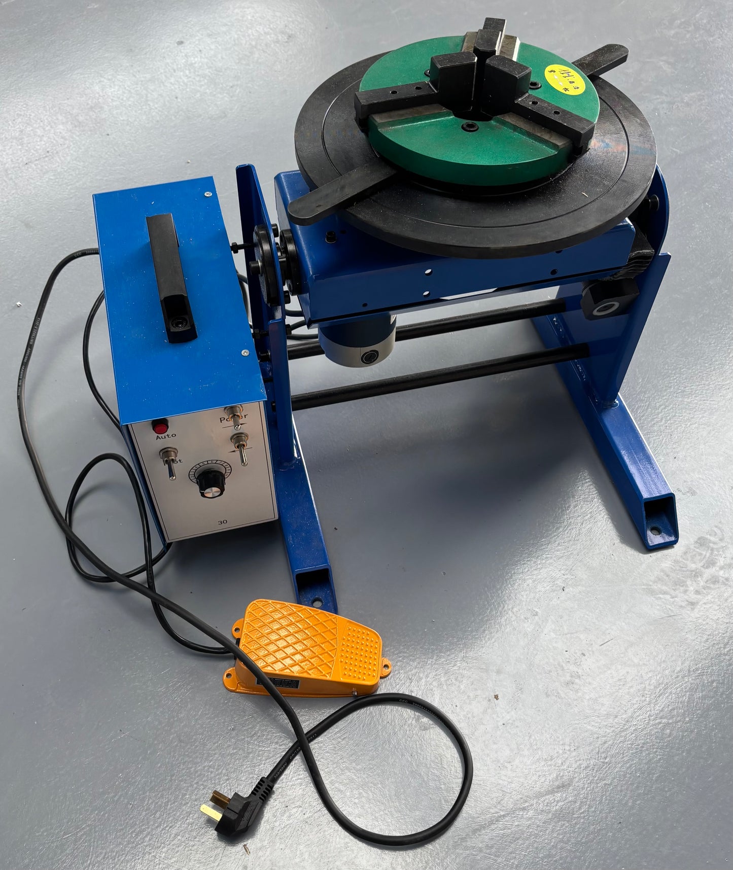 Rotary Welding Positioner – 200mm Chuck 1–12 RPM 30kg Load