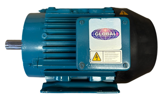 3 Phase Electric Motor - 1.5kW / 2HP – B3 Foot Mount - 2800 RPM - Aluminium Body