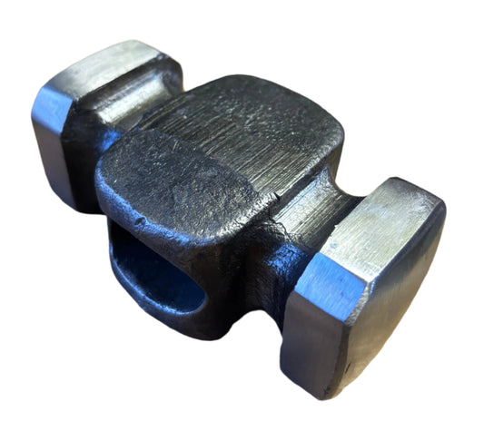 Blacksmith's Hammer Head - Classic Double Sided Flat / Round