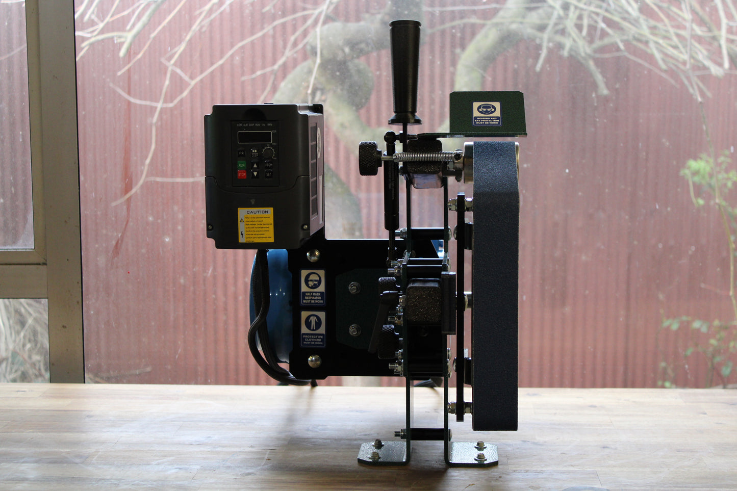 Belt grinder 2 x 48" - 2HP Motor With Speed Controller