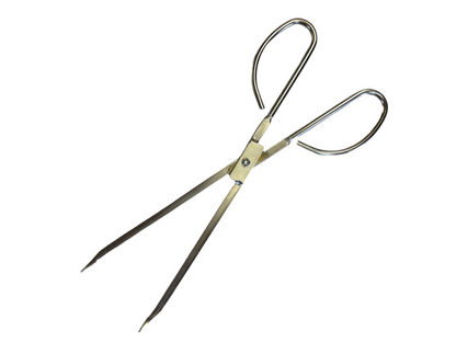Blacksmith's Tongs - Stainless Steel / Flat Nose