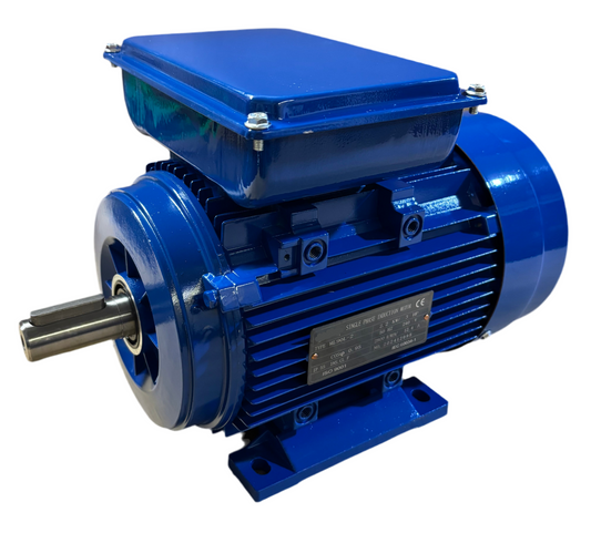 Single Phase Electric Motor - 2.2kW / 3HP – B3 Foot Mount - 2800 RPM - Steel Body