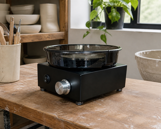 Pottery Wheel - 15cm Alloy Turntable - Free Starter Kit Included