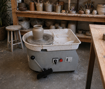 Pottery Wheel – Electric – 350W – 300mm – Variable Speed – Foot Pedal