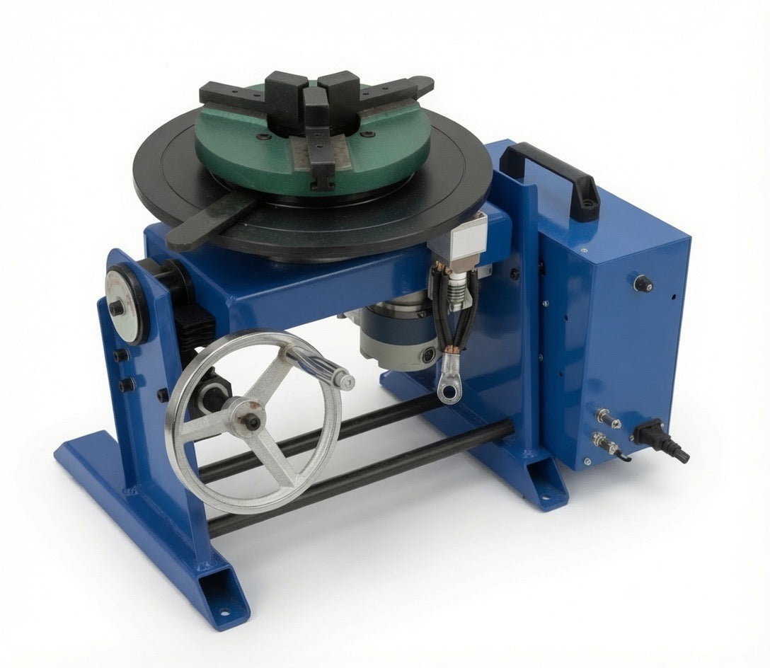 Rotary Welding Positioner – 200mm Chuck 1–12 RPM 30kg Load