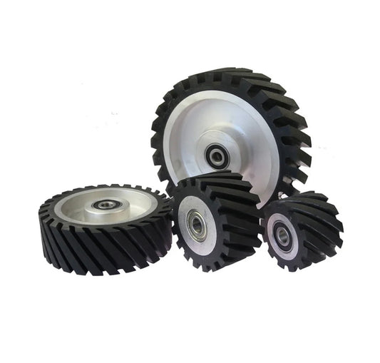 Rubber Contact Wheels - 2" (50.8mm) Width